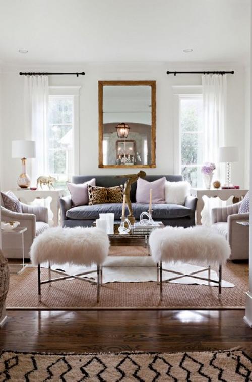 Как применить шкуры и мех в интерьере: 5 интересных идей. 07