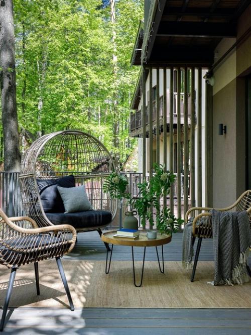 Современный дом с французским настроением и этническими акцентами. 06