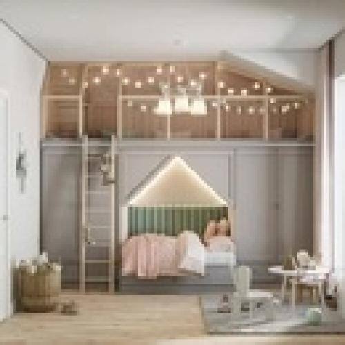 Детская комната - это место, где можно раскрыть воображение и создать особенную атмосферу для ребенка. 03