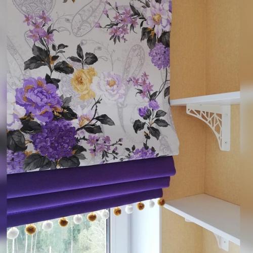 Римские шторы в интерьере. 07