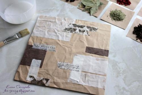 Мастер класс Ароматный Коллаж для кухни. 04