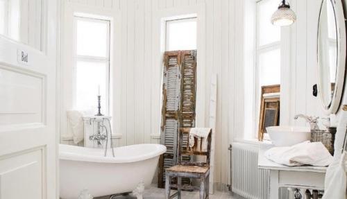 Стильный интерьер дома с винтажными элементами. 01