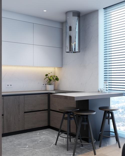 Дизайн кухни гостиной площадью 21. 02