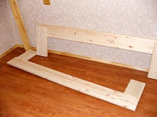 Инструкция по изготовлению деревянной кровати с чертежами и фото. 01