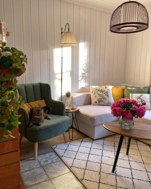 Уютный дом с яркими цветовыми акцентами Сони Persitskaya. 04