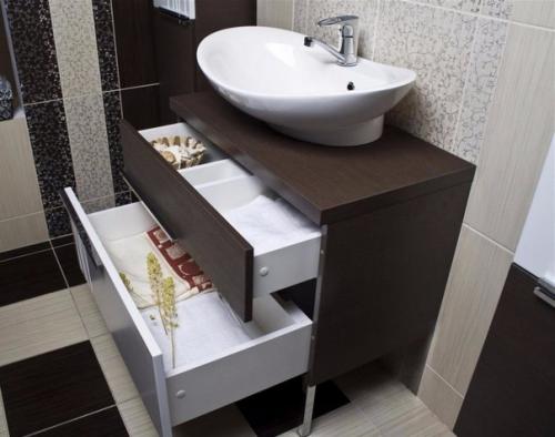 Как обустроить маленькую ванную комнату. 03