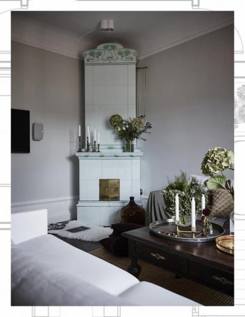 Темный цвет стены. 05