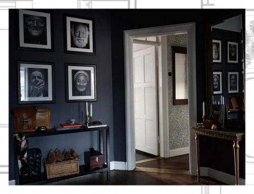 Темный цвет стены. 06