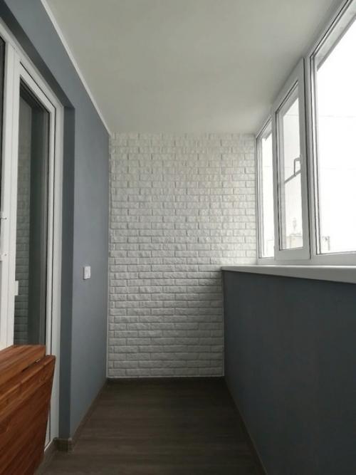 Какой хорошенький ремонт на балконе получился. 06