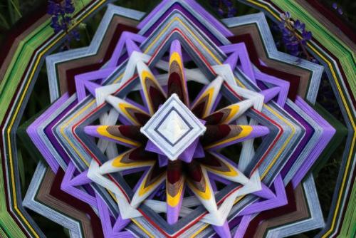 Лот: 12-ти лучевая мандала Раскрытие Сердца.