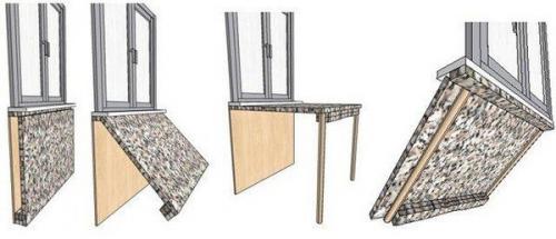 Стол подоконник: рациональней не бывает. 04