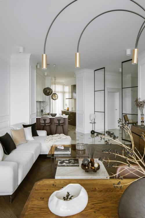 Парижская элегантность в сердце Варшавы: квартира с утончённым настроением. 02