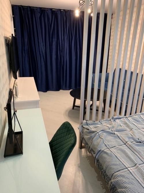 Интересное решение для однокомнатной квартиры. 04