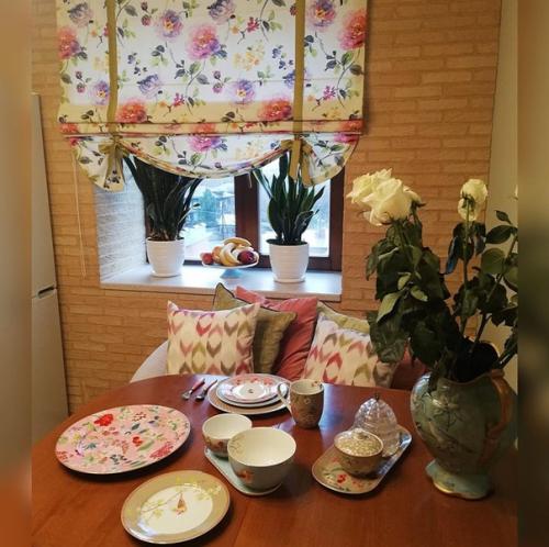 Римские шторы в интерьере. 08