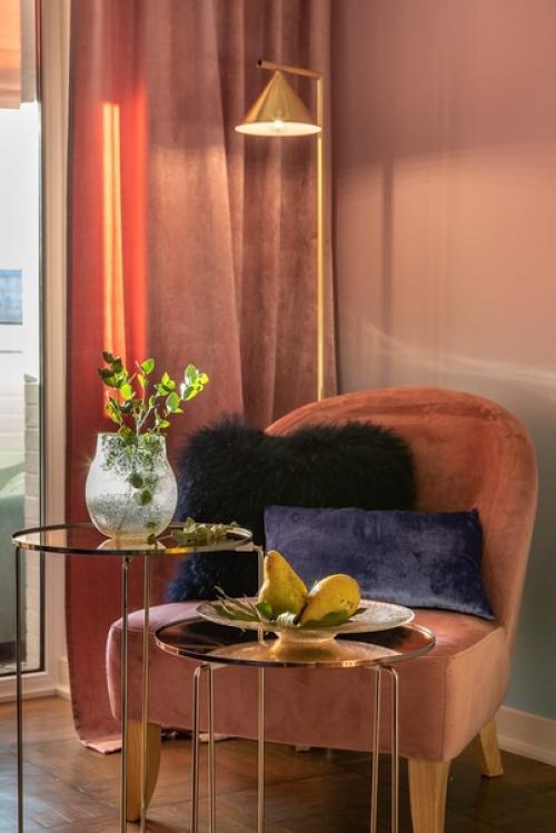 Дизайн кухни гостиной с присоединённой лоджией специфичненько. 09