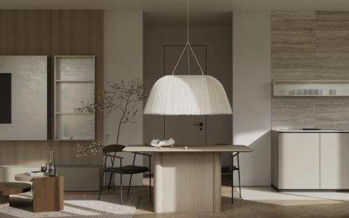 Светлый проект 1-комнатной квартиры нестандартной планировки 53 м 2 в Москве. 02