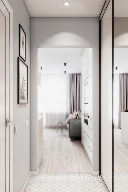 Дизайн интерьера квартиры - студии площадью всего 22 кв. 06