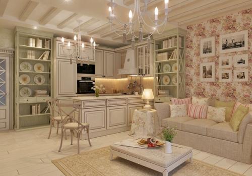 Шебби шик - светлый, классический и безумно милый интерьер в квартире или в доме. 04