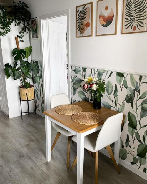 Светлая квартира с красивой мебелью и живыми растениями. 05