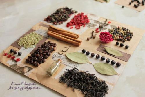 Мастер класс Ароматный Коллаж для кухни. 08