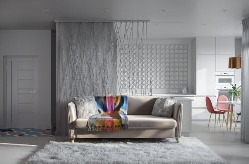 Дизайн - проект квартиры для семьи с ребенком.