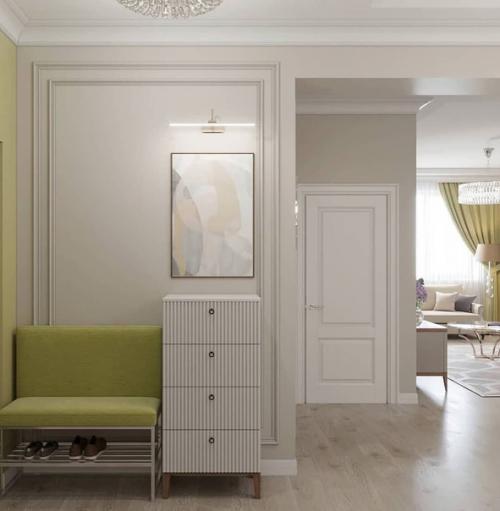 Двухкомнатная квартира в стиле современной классики. 02