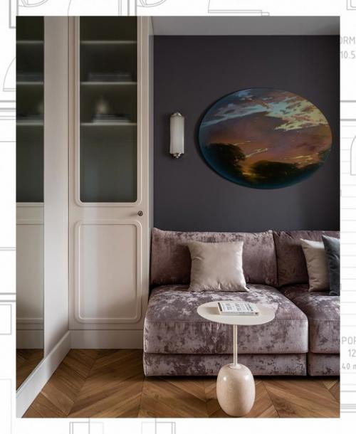 Дизайнер Ольга лагодная, студия Balcon, спроектировала квартиру площадью 80 кв. 04