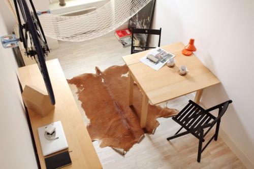 Польский дизайнер Шимон ханцзар (Szymon Hanczar) разработал мега - функциональный дизайн интерьера маленькой квартиры в городе Вроцлав (Польша. 05