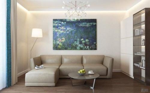 Квартира спокойной и безмятежной получилась. 06