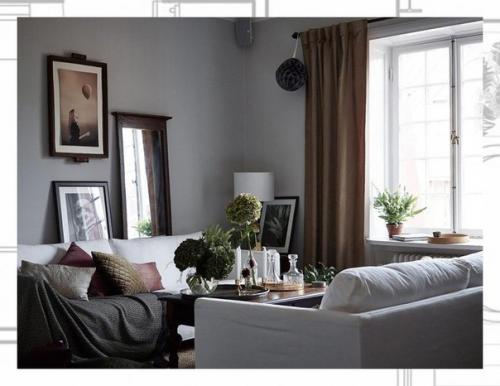 Темный цвет стены. 03