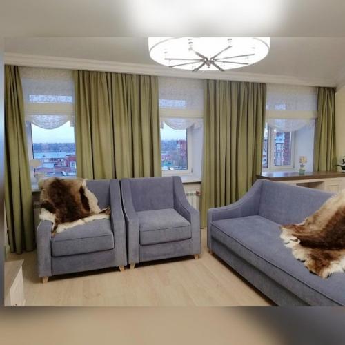 Римские шторы в интерьере. 03