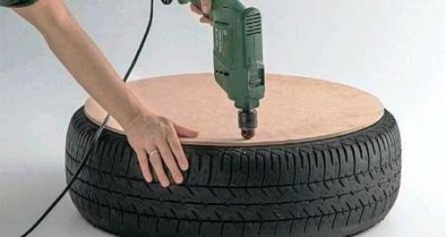 Дачный пуф своими руками и из подручных материалов? 02