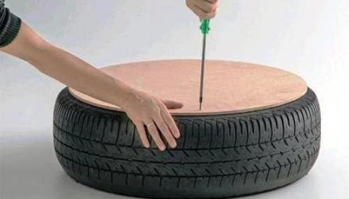 Дачный пуф своими руками и из подручных материалов? 03