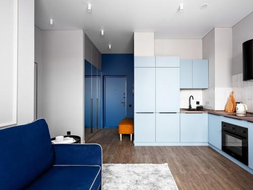 Интерьер 1-комнатной квартиры 35, 5 кв. 01