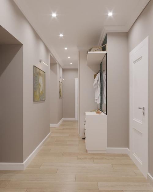 Прихожая в скандинавском стиле. 01