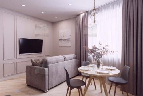 Создание стильного интерьера с нежной цветовой гаммой может добавить элегантности и нежности в ваше пространство. 01