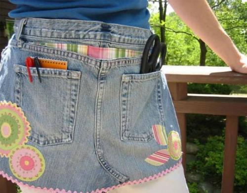 Не выбрасывайте старые джинсы! 08
