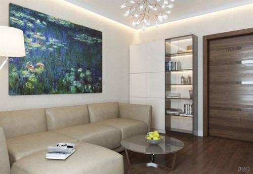 Квартира спокойной и безмятежной получилась. 07