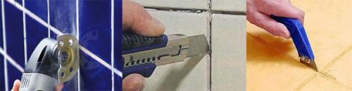 3 способа как обновить швы между плиткой в ванной. 03