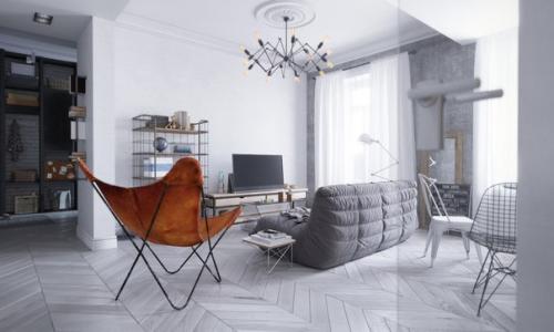 Парижский Loft. Квартира создавалась для молодого человека 20 лет - сына заказчика. 03 Парижский Loft. Квартира создавалась для молодого человека 20 лет - сына заказчика. 03