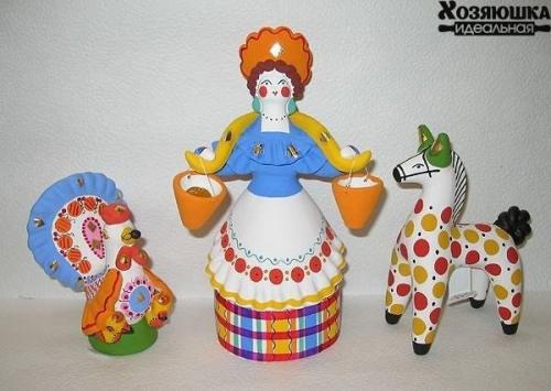 Дымковская игрушка своими руками. 08 Дымковская игрушка своими руками. 08
