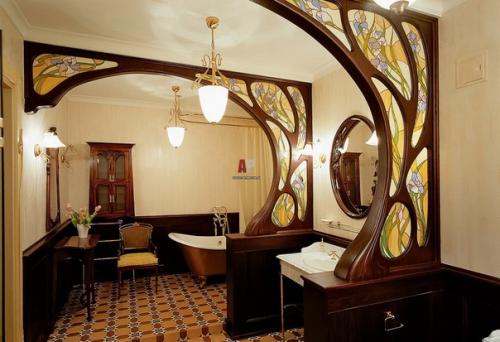 Модерн появился в конце 19 века, он стремился быть полностью оригинальным, не имитируя ничего из прошлого. 09