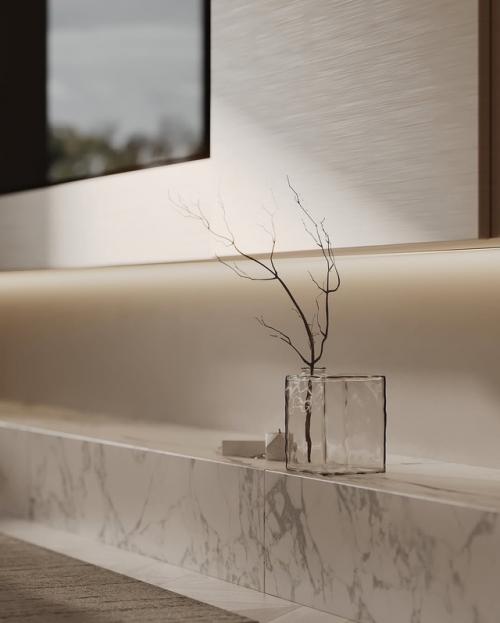 Гостиная - это сочетание французской классики и минимализма: светлая палитра, архитектурные линии и внимание к деталям. 05