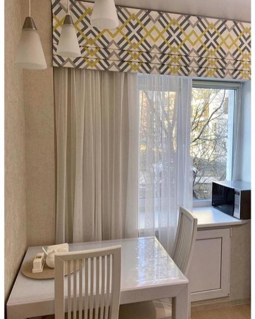 Римские шторы в интерьере. 01