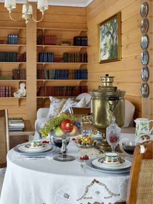 Подмосковная дача в духе русской усадьбы. 06