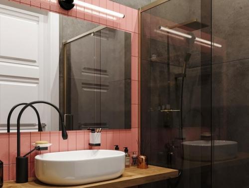 Проект студии с просторной гардеробной для молодой пары. 08