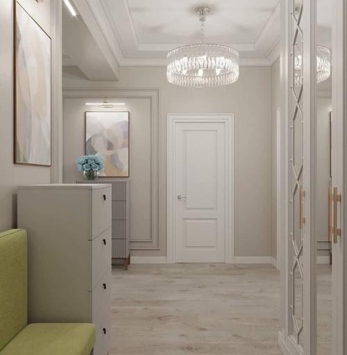 Двухкомнатная квартира в стиле современной классики. 01