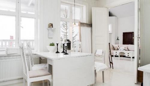 Стильный интерьер дома с винтажными элементами. 05