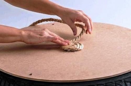 Дачный пуф своими руками и из подручных материалов? 05