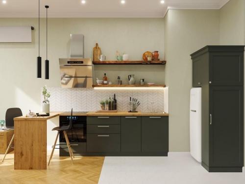 Проект студии с просторной гардеробной для молодой пары. 04